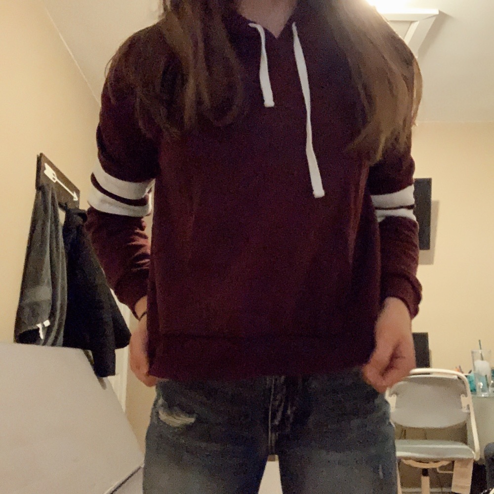 Cropped hoodie